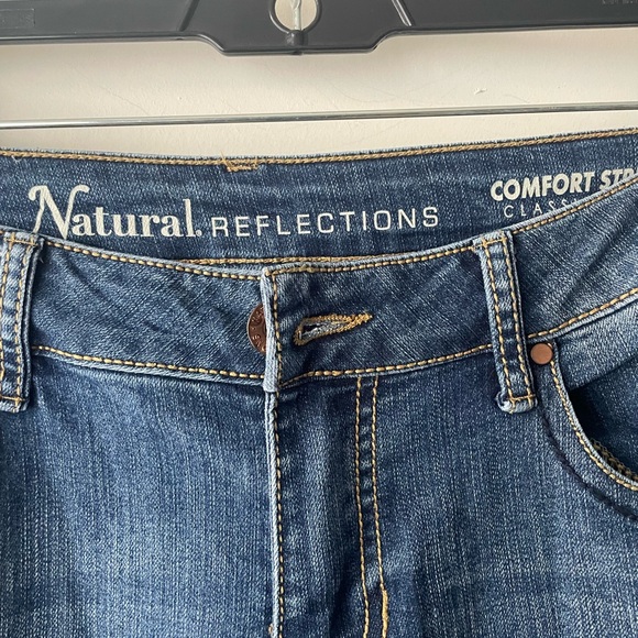 Natural Reflections Blue Flare Jeans - Picture 5 of 10